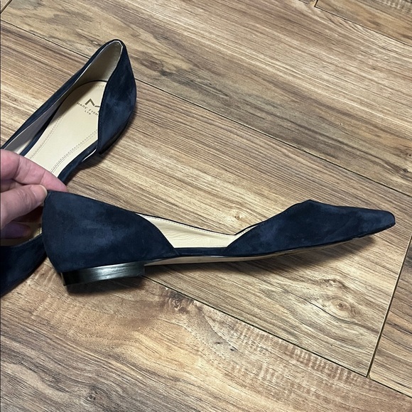 Marc Fisher Navy Suede Flats - Picture 3 of 8